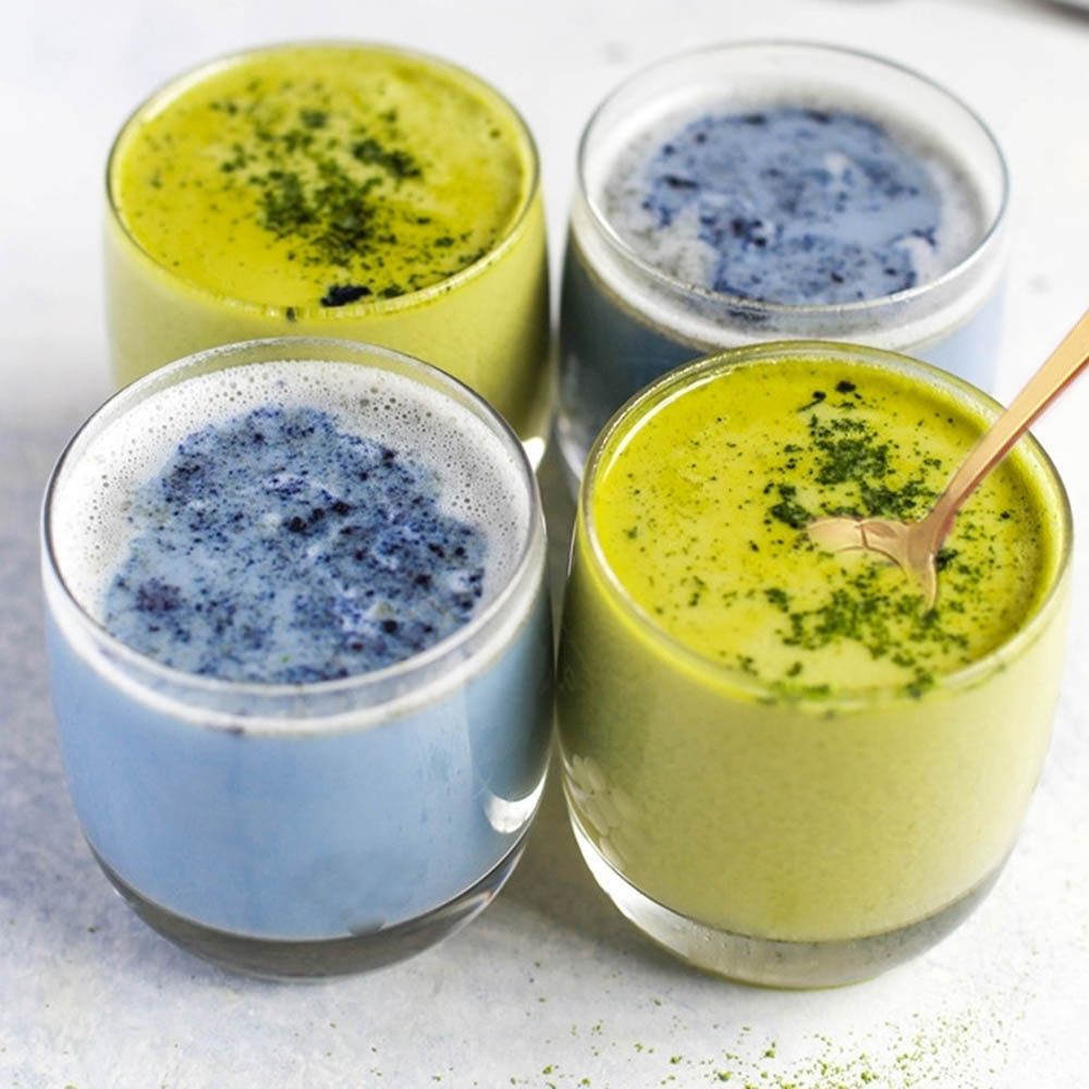 Muỗng thép không gỉ hình hoa tay cầm gốm dùng uống trà/cà phê cho nhà bếp