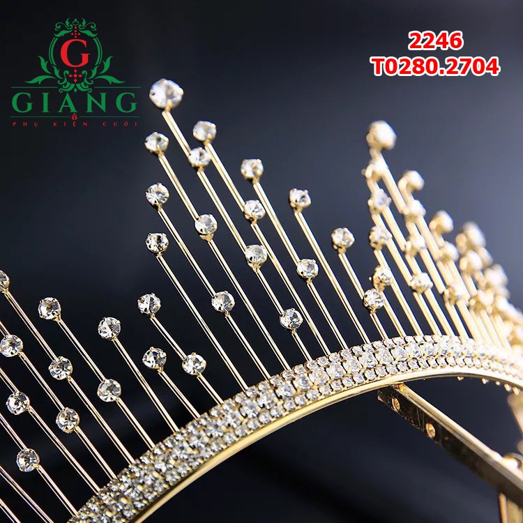 Vương miện cưới cô dâu thiết kế mới nhất 2019