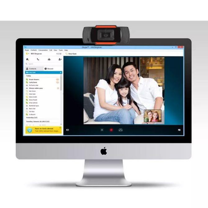 Webcam 2.0MP USB 2.0MP + MIC Màu Đen | BigBuy360 - bigbuy360.vn