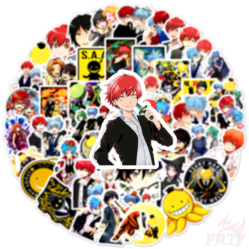 ❉ Assassination Classroom - Series 03 Anime Korosensei Shiota Nagisa Stickers ❉ 50Pcs/Set DIY Fashion Mixed Waterproof Doodle Decals Stickers