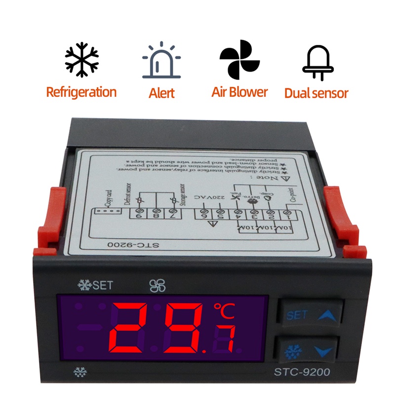 Bộ Điều Khiển Nhiệt Độ Kỹ Thuật Số STC-9200 AC 220V