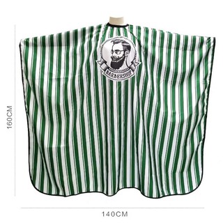Khăn choàng cắt tóc - barber kẻ sọc xanh trắng