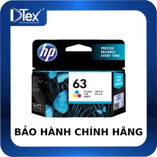 Mực in HP 63 Tri-color Original Ink Cartridge (F6U61AA) - Hàng Chính Hãng