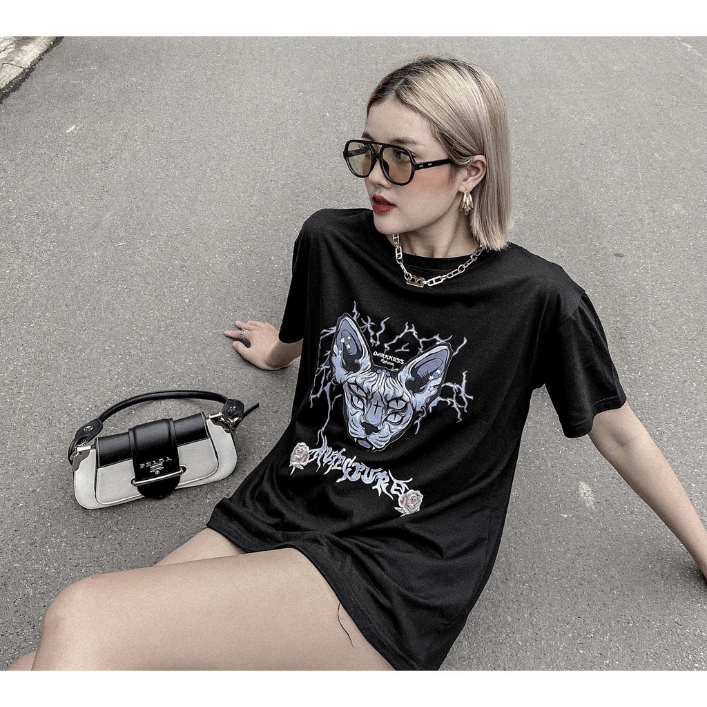 Áo Phông Rộng Dáng Unisex Cho Cả Nam Và Nữ - Áo Thun Thiết Kế In 5D - Chất Vải Cotton Cao Cấp Dày Dặn Mặc Cực Thích T5 [ | BigBuy360 - bigbuy360.vn