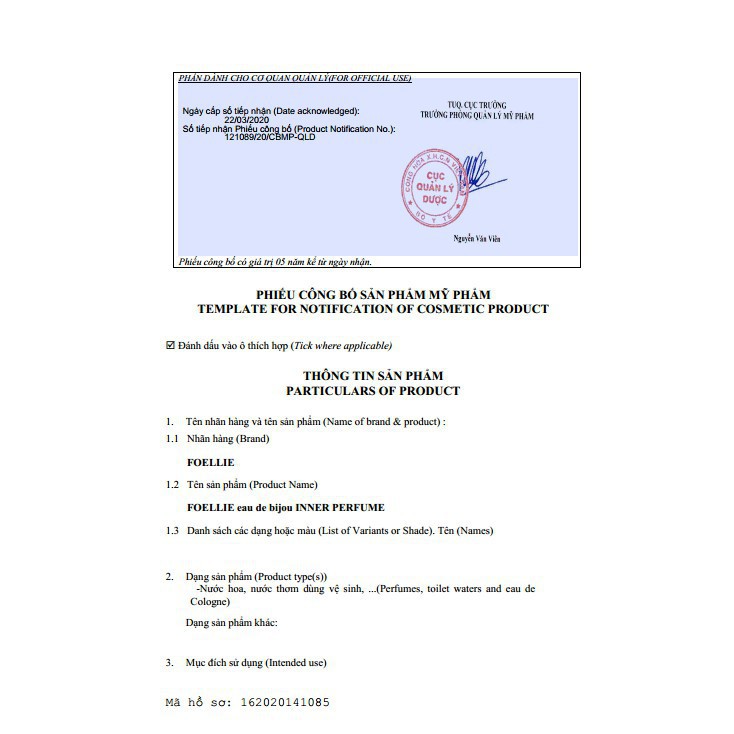 Nước Hoa Vùng Kín FOELLIE 5ml 🦋CHÍNH HÃNG🦋 Hương Thơm Nhẹ Nhàng Quyến Rũ - Đông Y Vũ Đức | BigBuy360 - bigbuy360.vn