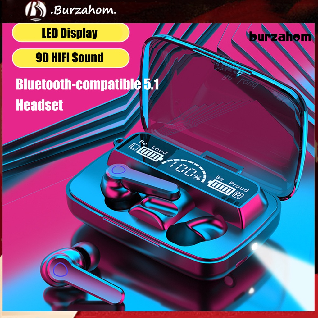 Tai Nghe Không Dây M19 Màn Hình LED Cảm Ứng Bluetooth 5.1
