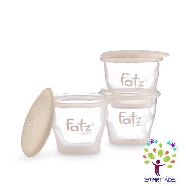 Bộ 3 cốc trữ thức ăn dặm 85ml Fatz Baby FB0010N