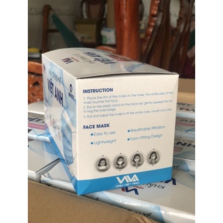 Khẩu trang y tế 4 lớp kháng khuẩn[ ComBo 3 Hộp]