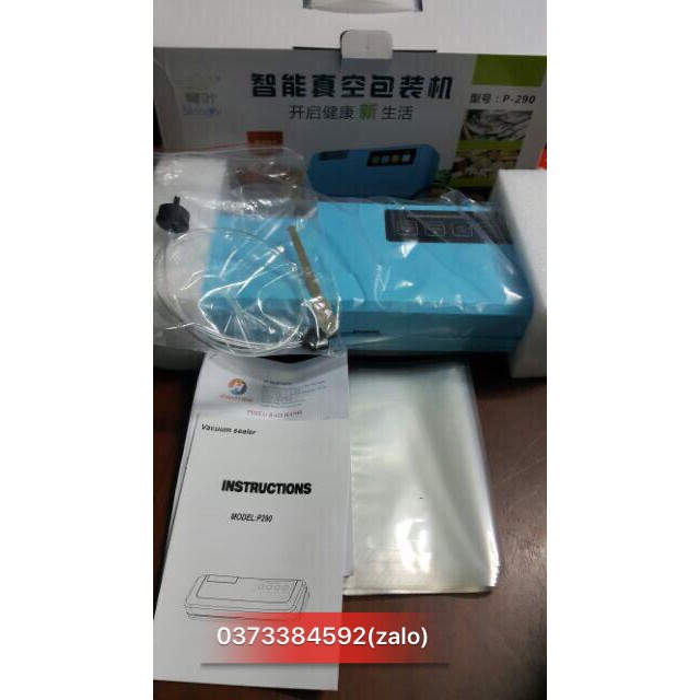 Máy hút chân không thực phẩm P290 cao cấp- Tặng 10 túi hút chân không
