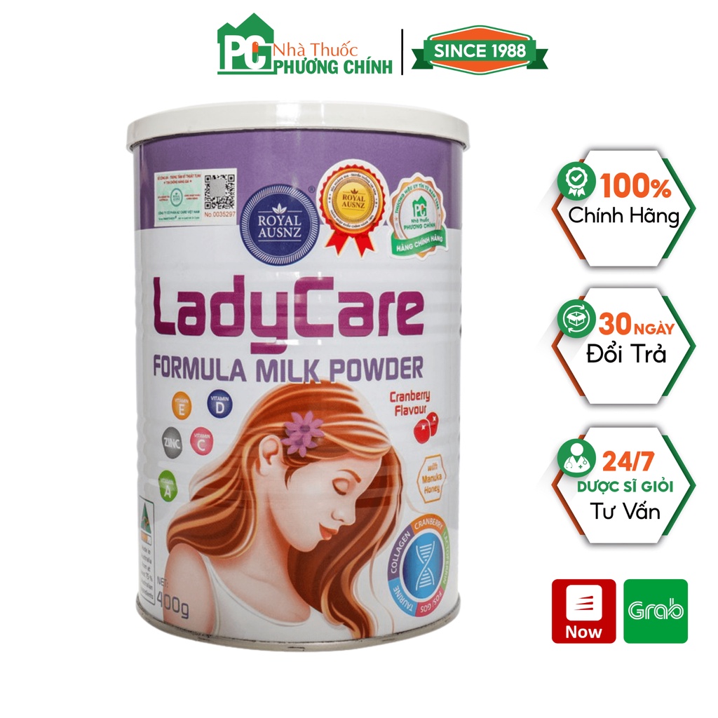 Sữa Hoàng Gia Úc Royal Ausnz Lady Care Formula Milk Powder - Bổ Sung Vitamin Và Khoáng Chất Cho Phụ Nữ 400g