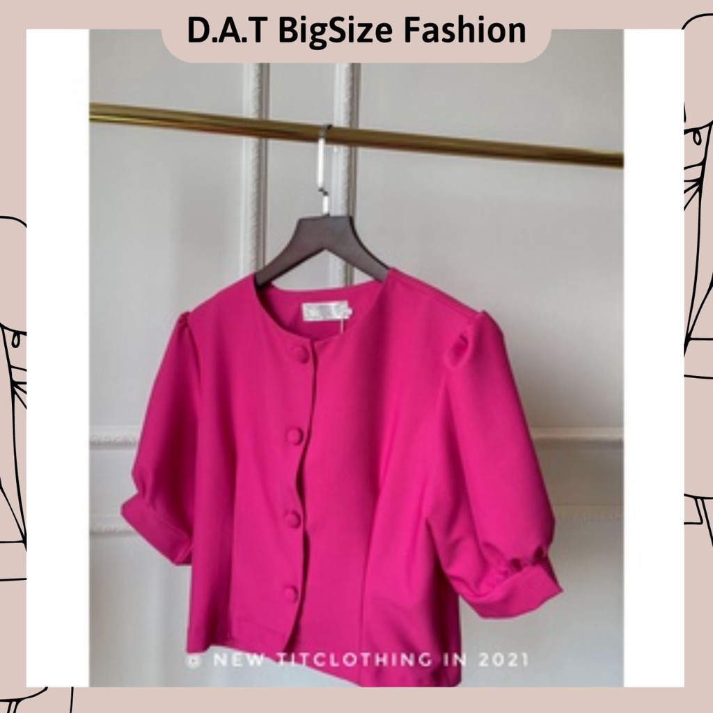 ÁO SƠ MI NÚT BỌC DÀNH CHO NỮ BIGSIZE 55-90kg