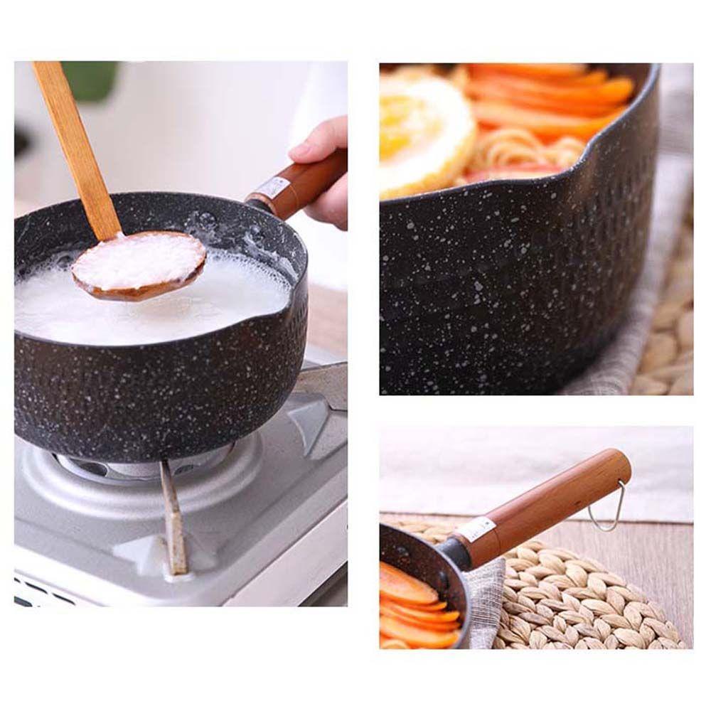 JARRED Nồi Nấu Ăn Cán Gỗ Chống Dính Tiện Lợi