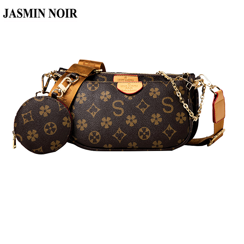 Túi Đeo Chéo JASMIN NOIR Cho Nữ Bằng Da PU Thời Trang
