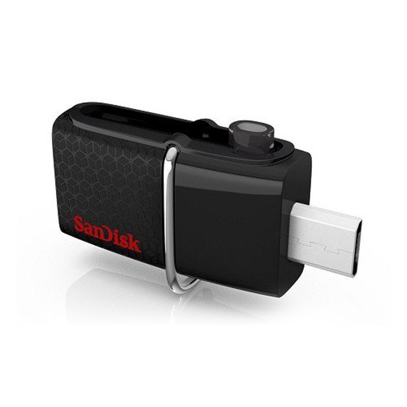 Usb 3.0 16gb Sandisk Otg Flashdisk Ultra Dual Usb Đen + Free Bonus