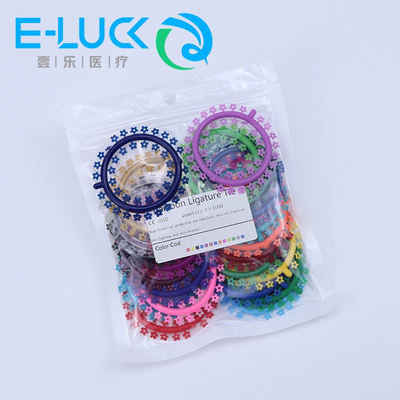 Túi 25 Dây Đeo Niềng Răng Chỉnh Hình Chữ O In Hoạt Hình Dễ Thương