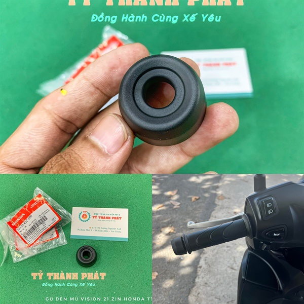 Gù tay cầm Vision 21 Mủ Đen zin