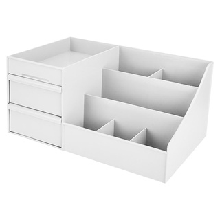 Box PP Makeup Organizer Case Table Storage Container with Drawers Jewelry Cosmetic Case