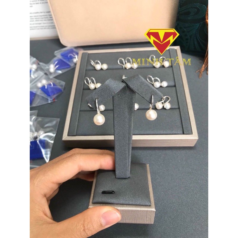 Bông tai bạc Ngọc Tr.ai nuôi tự nhiên✨Bông tai Trai nuôi tự nhiên bạc cao cấp