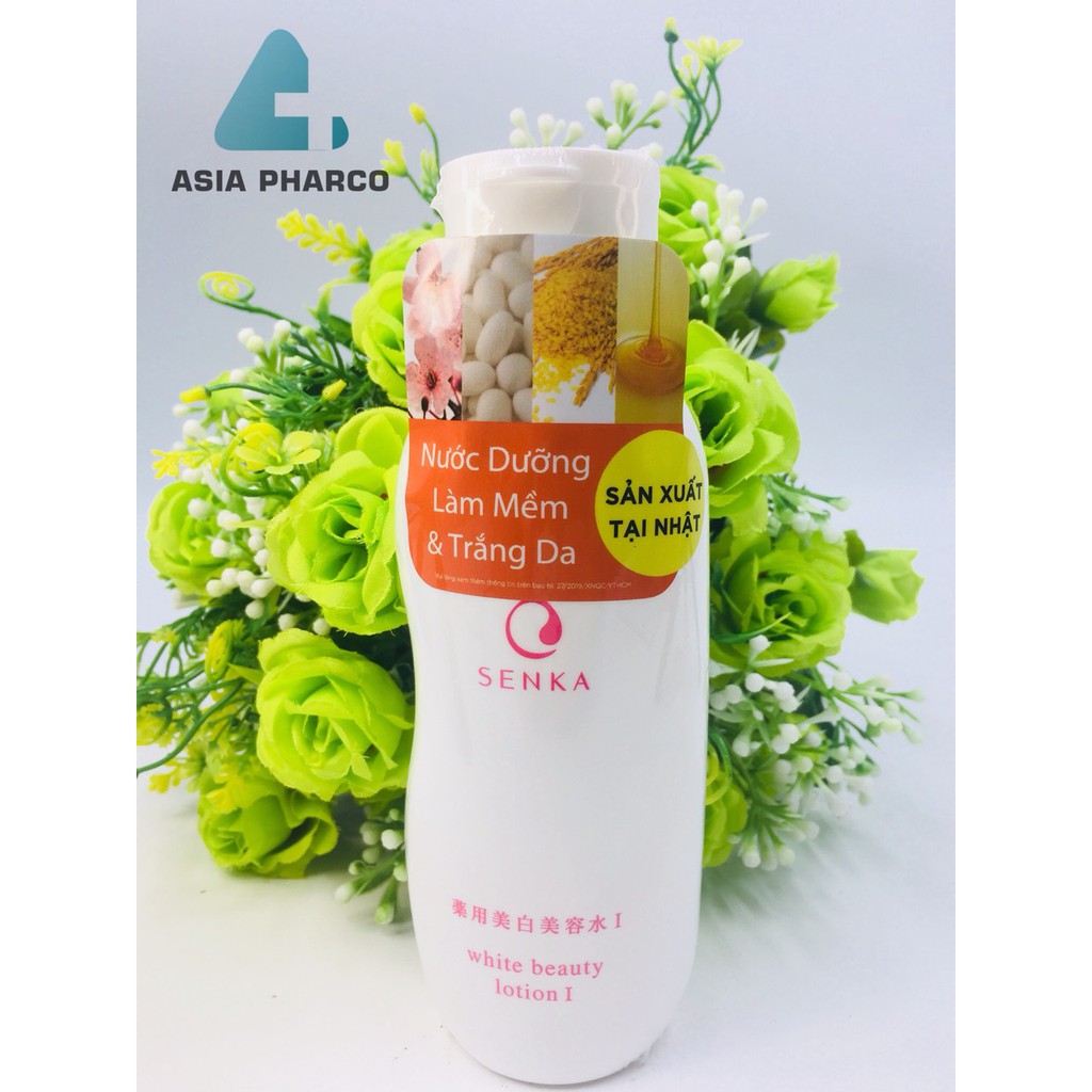 Nước dưỡng làm mềm và trắng da Senka White Beauty Lotion I 200ml