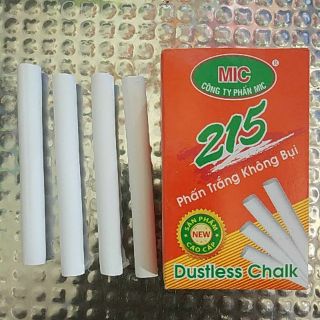 1hộp(10viên)Phấn trắng không bụi MIC