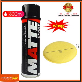 [ Tặng Mút ] MATTE SPRAY Làm Đậm Dàn Áo Nhám, Làm Mới Dàn Áo Sơn Nhám LUBE71 MATTE SPRAY 600ML