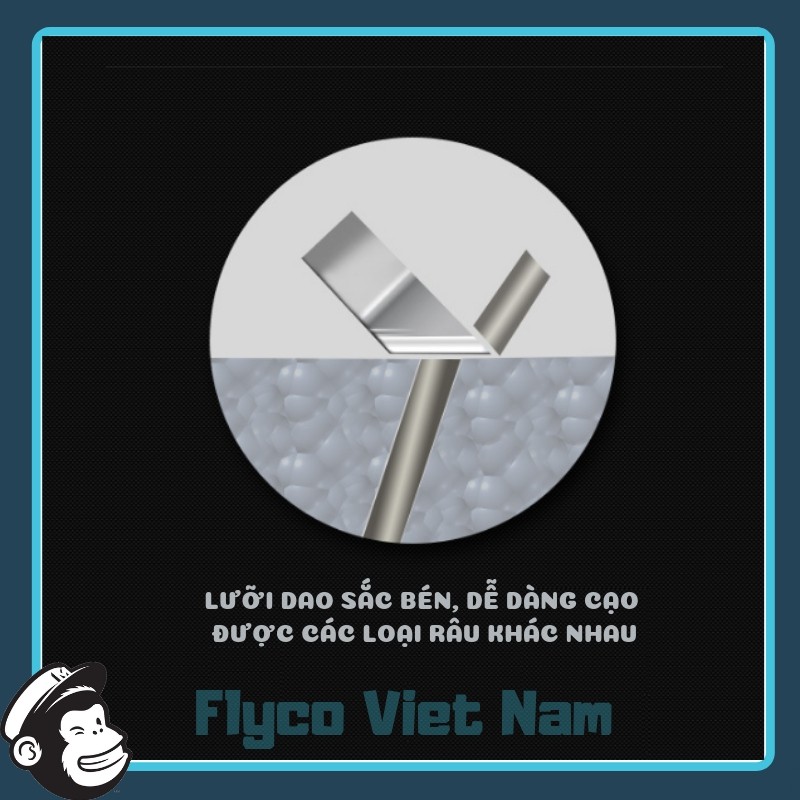 New Máy Cạo Râu Nam SF361 Flyco 3 Lưỡi Dao Thông Minh II BH 24 Tháng (Tông Đơ Bấm Cắt Tăng Tóc )