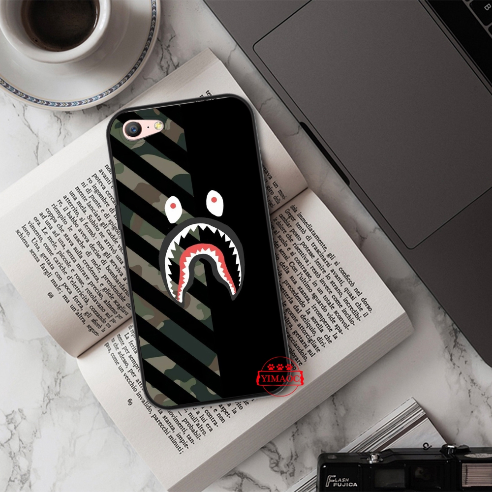 Ốp điện thoại mềm họa tiết cá mập dành cho OPPO A3S A5 A37 A39 A5S A7 A59 F1S F3 A1 F5 F7 F9 6U | BigBuy360 - bigbuy360.vn