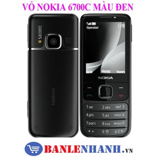 VỎ NOKIA 6700C MÀU ĐEN