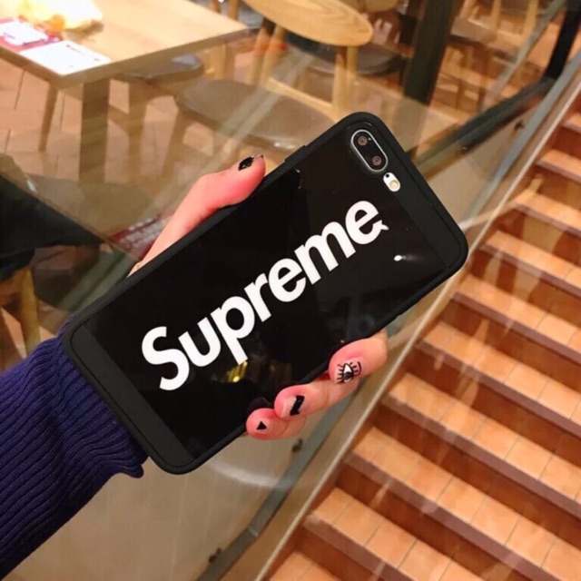 ỐP TRÁNG GƯƠNG SUPREME CHO IPHONE