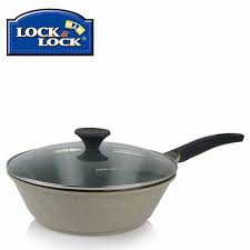 Chảo Sâu Lòng COOKP PLUS STONE Lock&amp;Lock LCA6305D (30cm) - Sử dụng với bếp từ