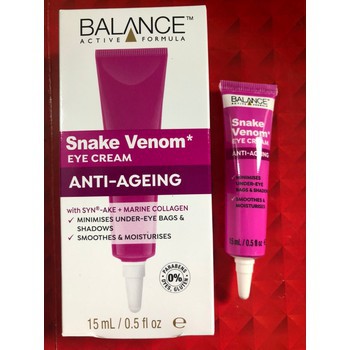 KEM HỖ TRỢ GIẢM  THÂM MẮT NỌC RẮN BALANCE ACTIVE FORMULA SNAKE VENOM EYE CREAM 15ML (NEW 2018) | BigBuy360 - bigbuy360.vn