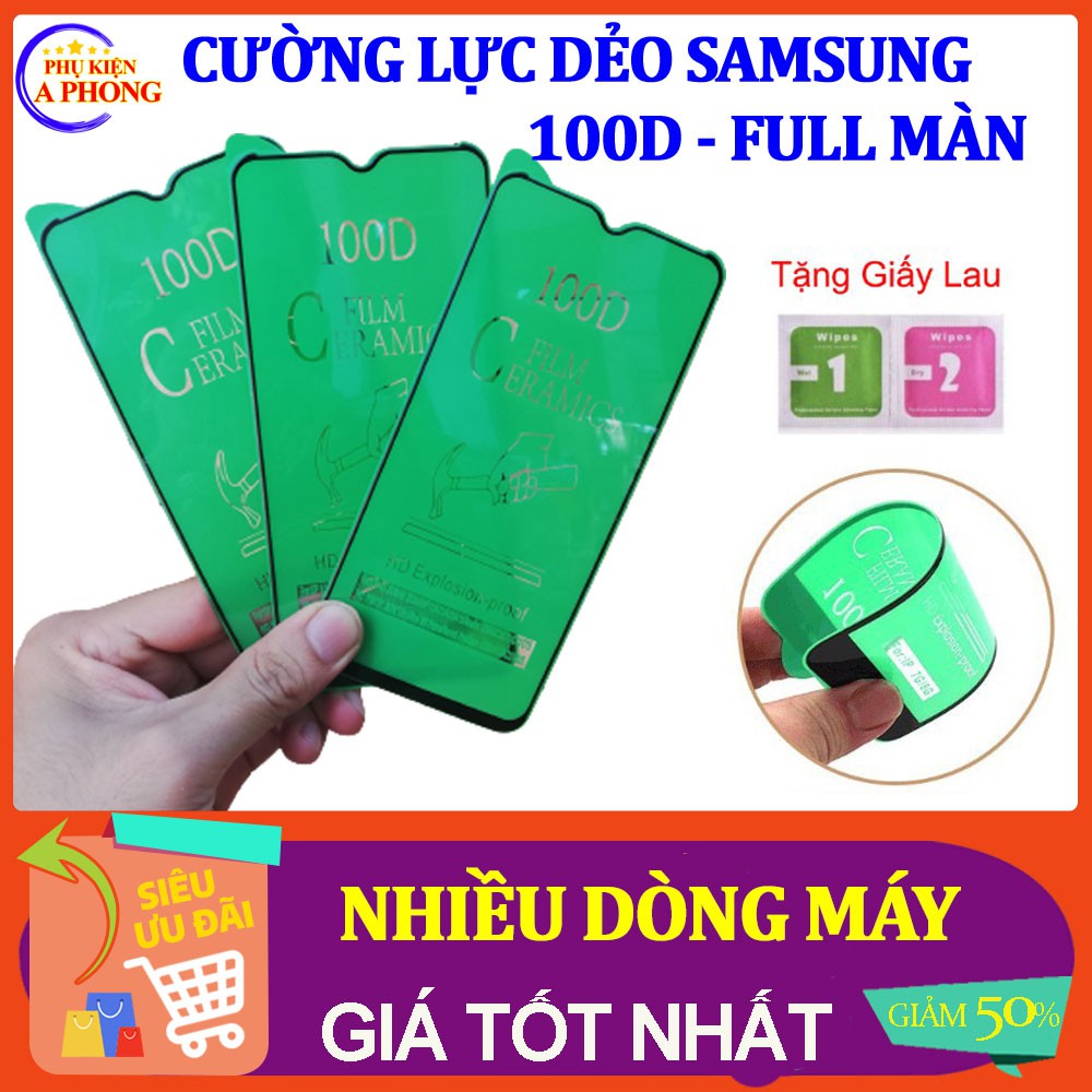 Cường Lực Dẻo 100D Samsung cho A10/A10s/M10/M20/M01s/A20/ A30s/A50s/M30s/M10s/A31/A30/A50/M21/M30/M31