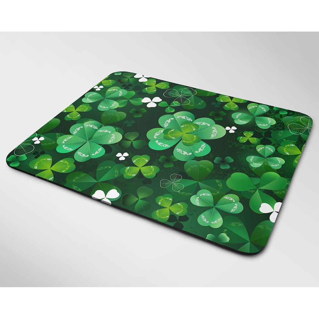 Lót chuột cỡ lớn, bàn di chuột, mouse pad mẫu Cỏ ba lá