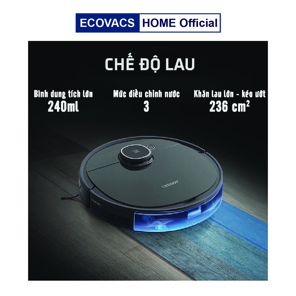 ✅ Robot hút bụi ECOVACS DEEBOT T5 POWER (DX93) chính hãng Ecovacs