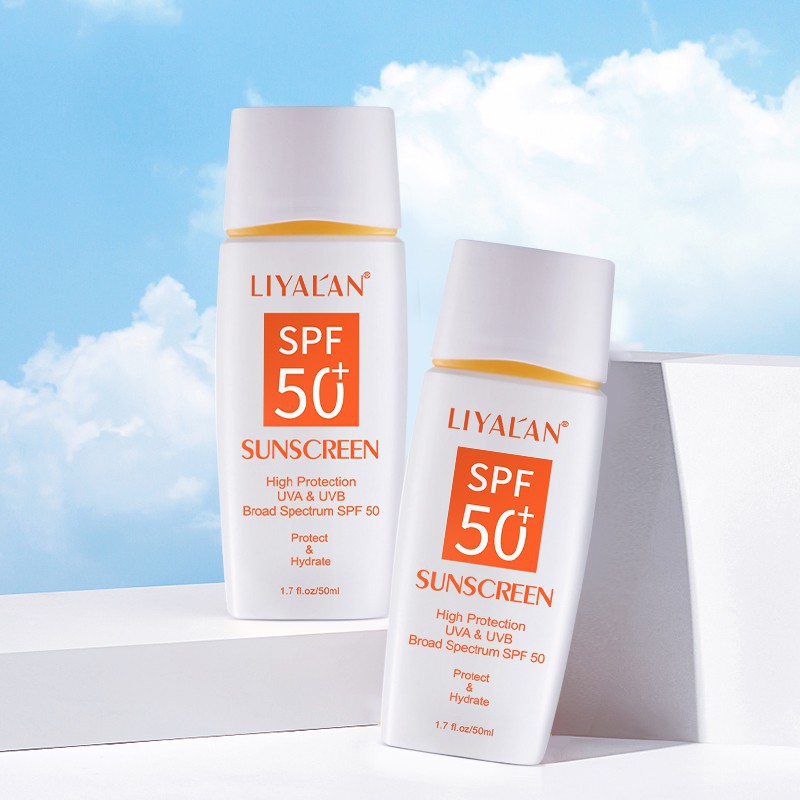 Kem Chống Nắng LIYAL'AN Spf 50+ UV Dưỡng Ẩm Tự Nhiên Chống Thấm Nước 50ml | BigBuy360 - bigbuy360.vn