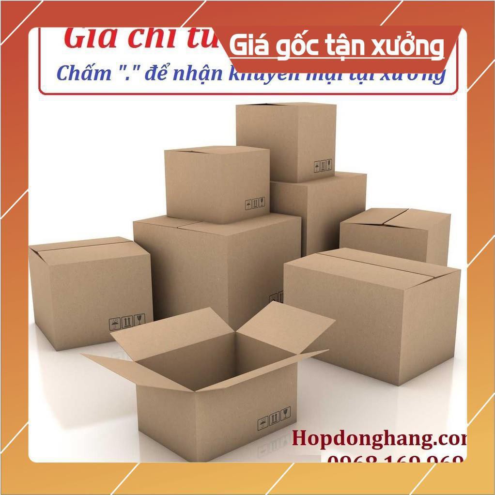 [Xả Kho] FreeShip - 100hộp carton 15x10x5cm - Giá gốc thùng carton các loại