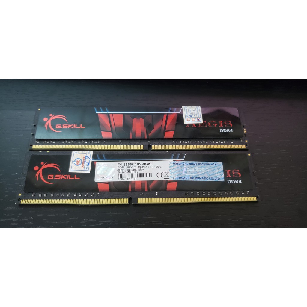 RAM GSKill 8Gb DDR4-2666- F4-2666C19S-8GIS