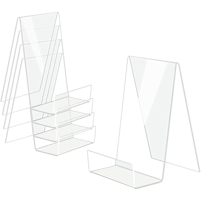 Set 5 Giá Đỡ Trưng Bày Khung Ảnh Bằng Acrylic Trong Suốt
