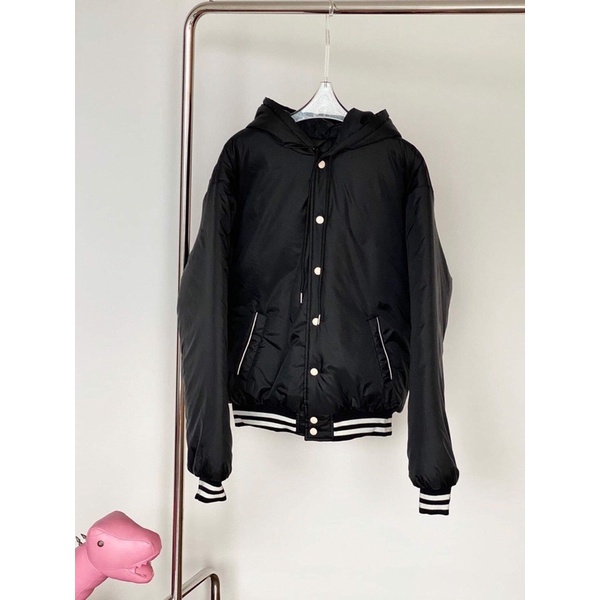 Áo khoác C3line varsity jacket with hood ss21