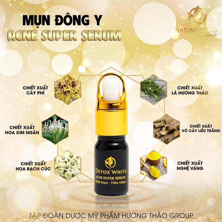 Serum  Mụn Đông Y, Detox White Acne Super Serum