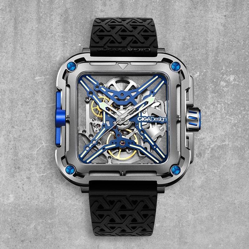 Đồng hồ Cơ Nam Xiaomi CIGA Design X Series Titanium - Cyber Blue -