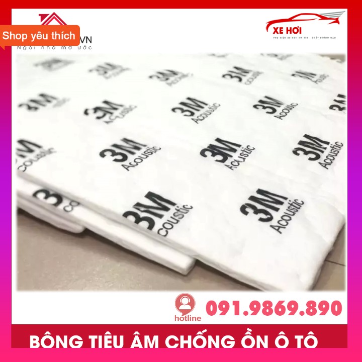 Bông tiêu âm khổ lớn  80x50 dày 10mm bông cách âm cách nhiệt dành cho ô tô  loại cao cấp cho cửa lái, trân xe