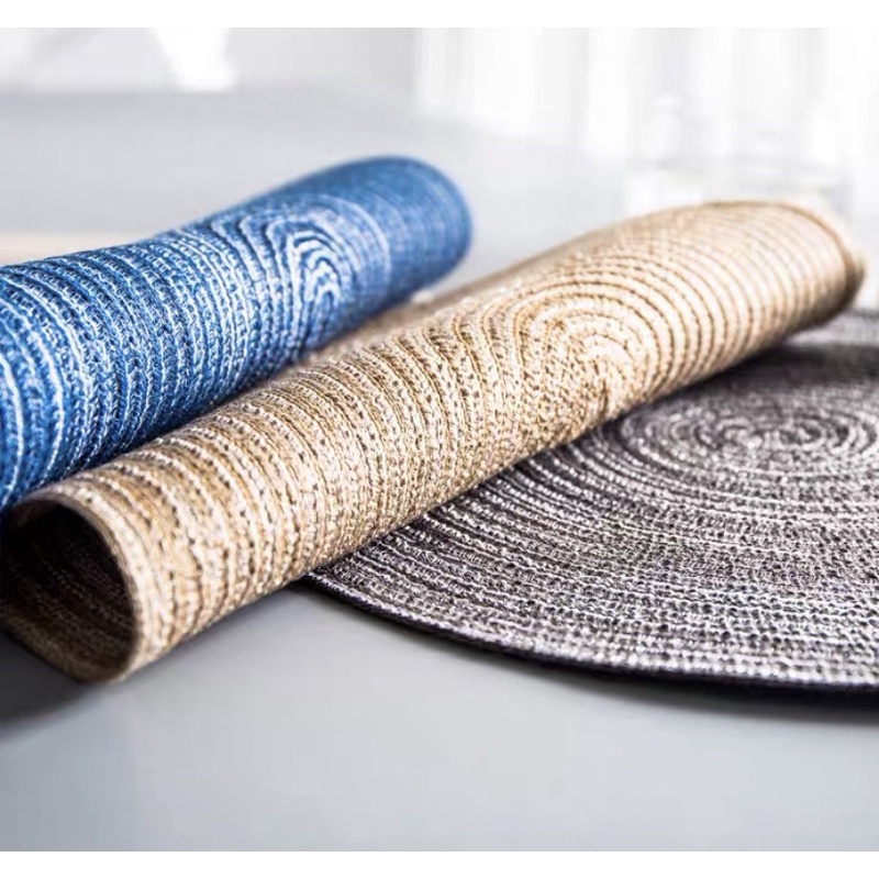 Thảm tròn trang trí bàn ăn,lót ly,decor chụp ảnh
