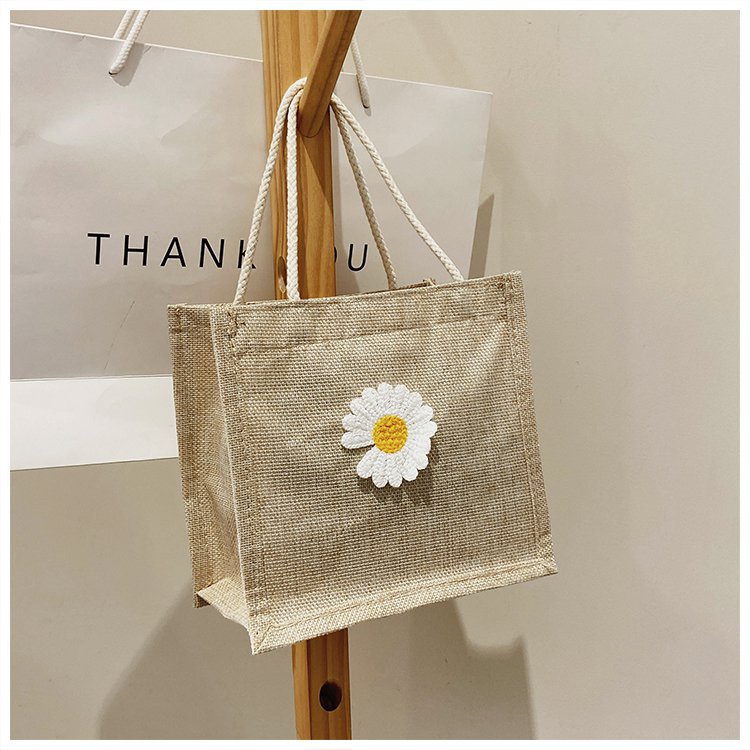 Túi cói mini nhiều hình phong cách vintage