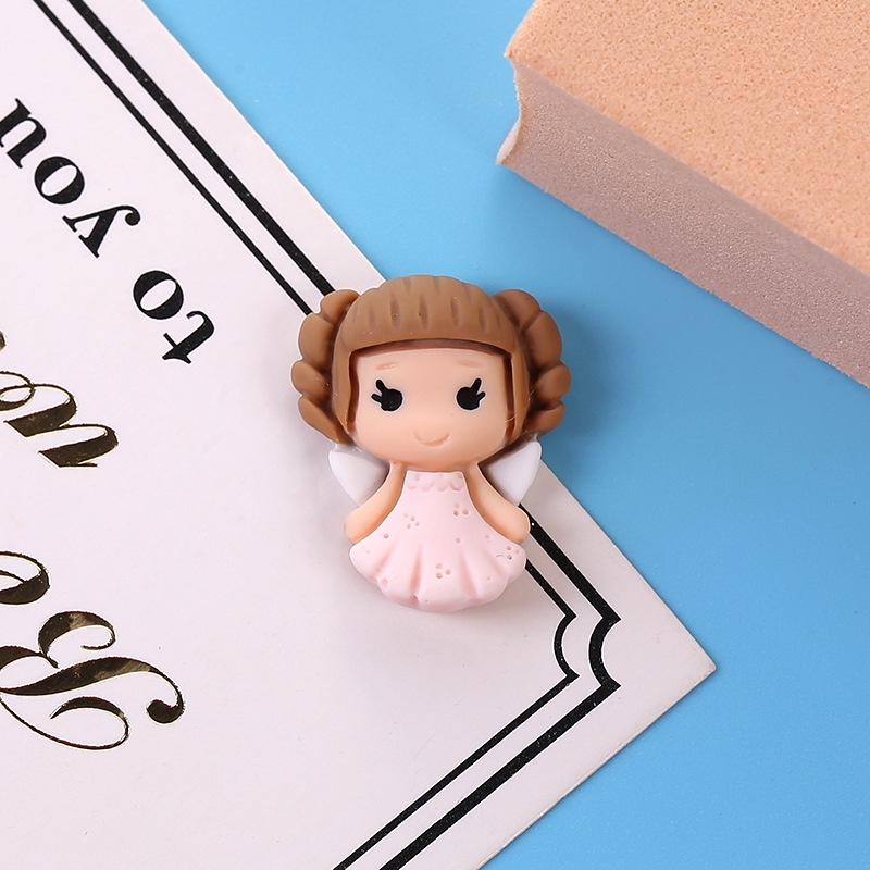 Phụ Kiện Kẹp Tóc Hình Công Chúa Hoạt Hình Bằng Nhựa Resin diy