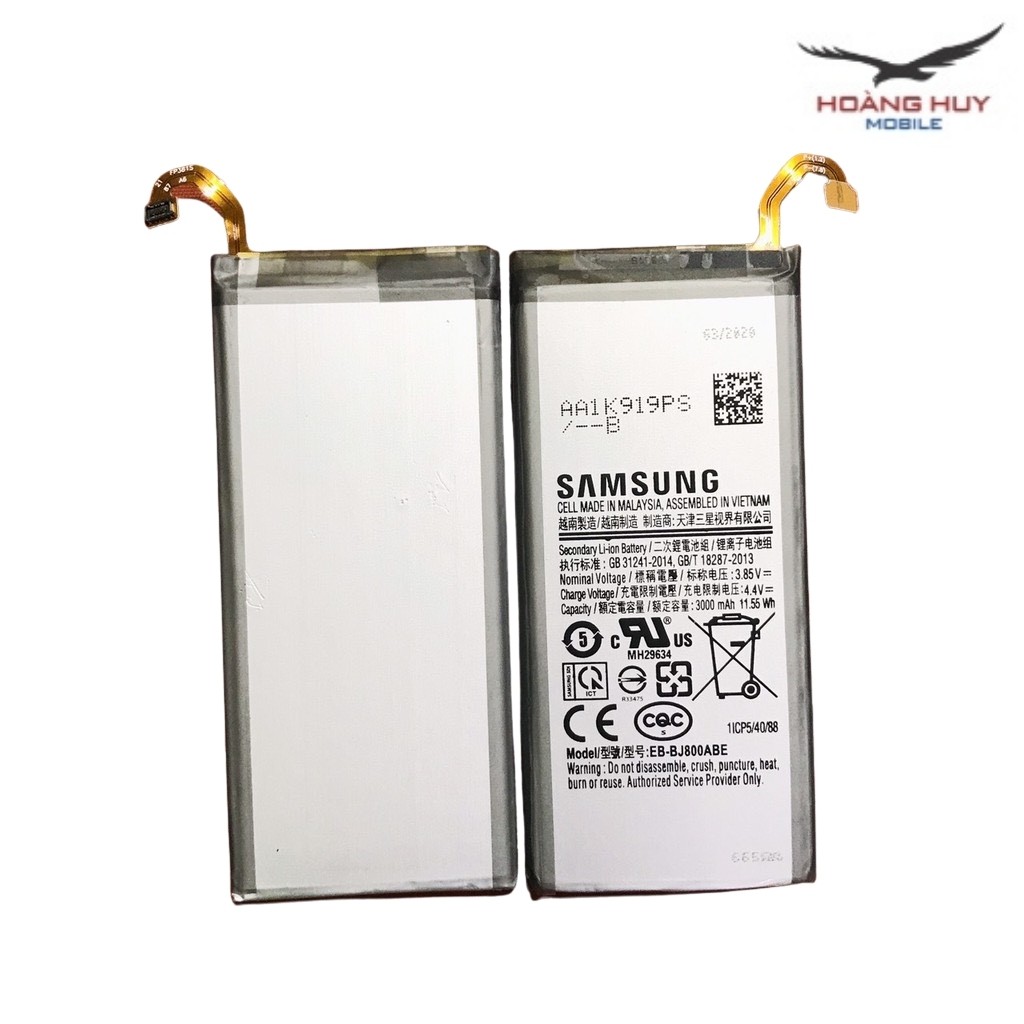 Pin Samsung Galaxy J6 / J600 / A6 / J8 / EB-BJ800ABE Dung Lượng 3000mAh Hàng Zin Nhập Khẩu Bảo Hành 6 Tháng 1 Đổi 1