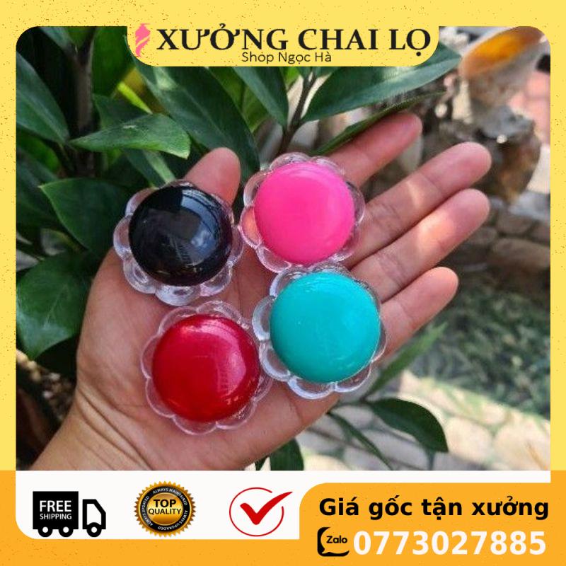 Hũ Chiết Mỹ Phẩm ❤ GIÁ RẺ NHẤT ❤ [Combo 100sp] Hũ chiết mỹ phẩm bông mai 5g đựng kem face, phụ kiện du lịch