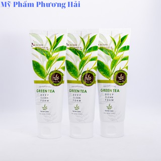 Sửa rửa mặt ecosy chiết xuất trà xanh 100g