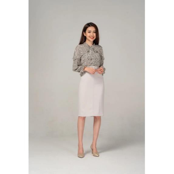 Chân váy công sở YODY chính hãng ôm thanh lịch, thiết kế nơ đai trẻ trung CVN3242