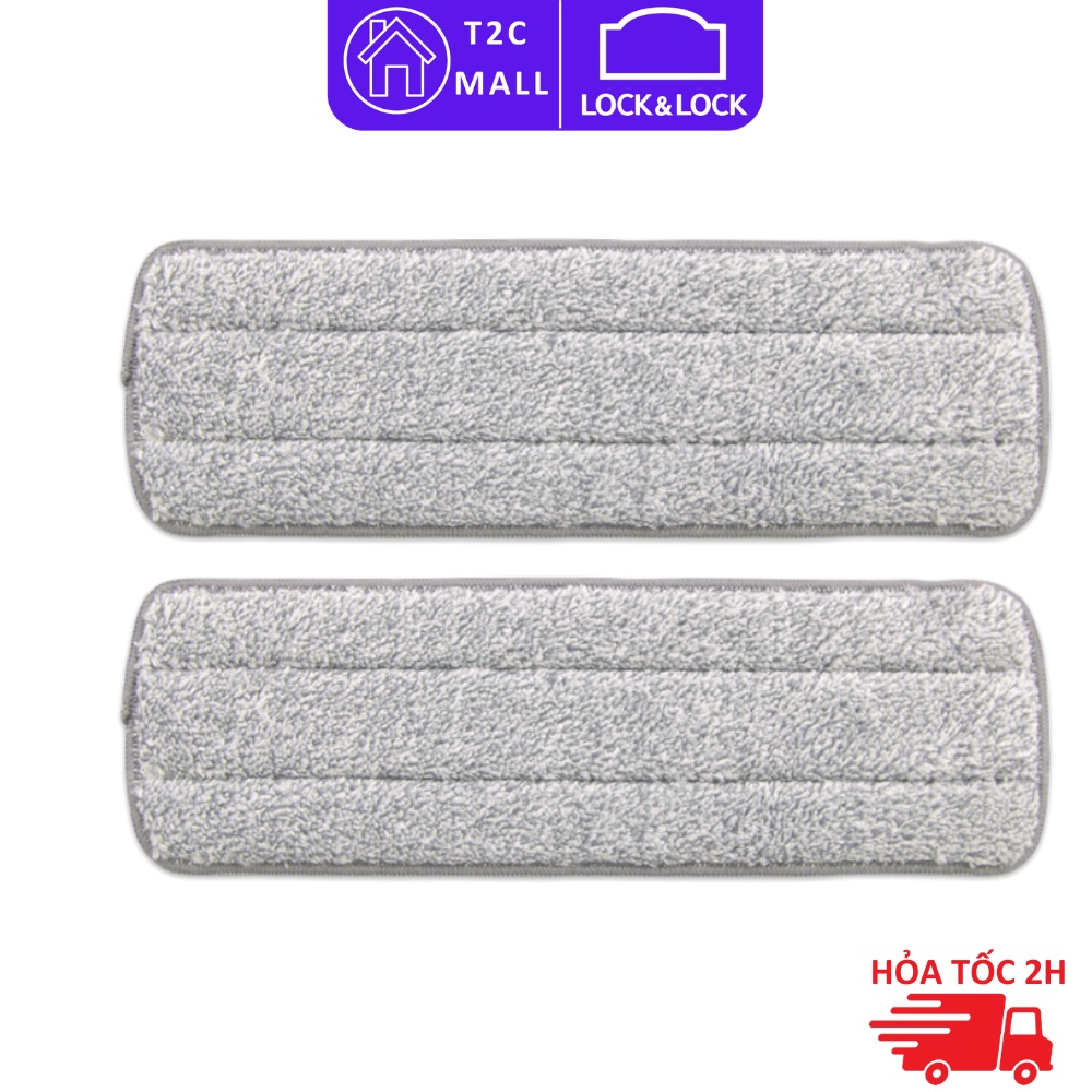 Bộ Mặt Lau Sàn Thay Thế Cho Cây Lau Nhà ETM471 Lock&Lock ETM471RFL - T2Cmall